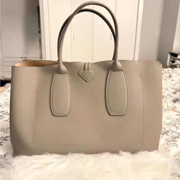 Longchamp large leather tote bag - Picture 2 of 11